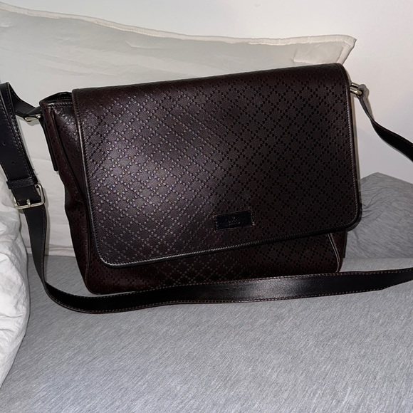 Gucci Other - Authentic Gucci Vintage Brown Messenger bag